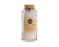 Ivory Beeswax Birthday Candles Jar