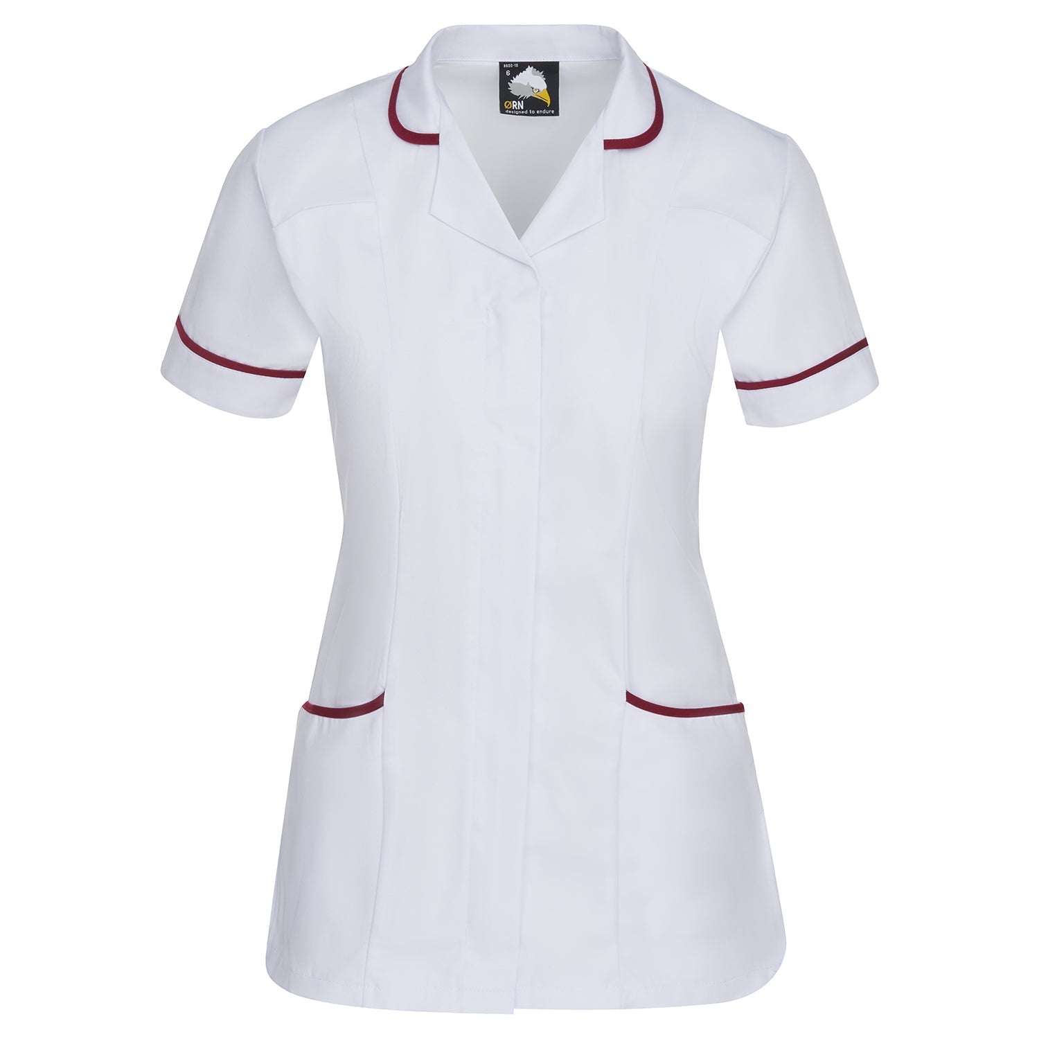 Orn Florence Classic Tunic White/Maroon