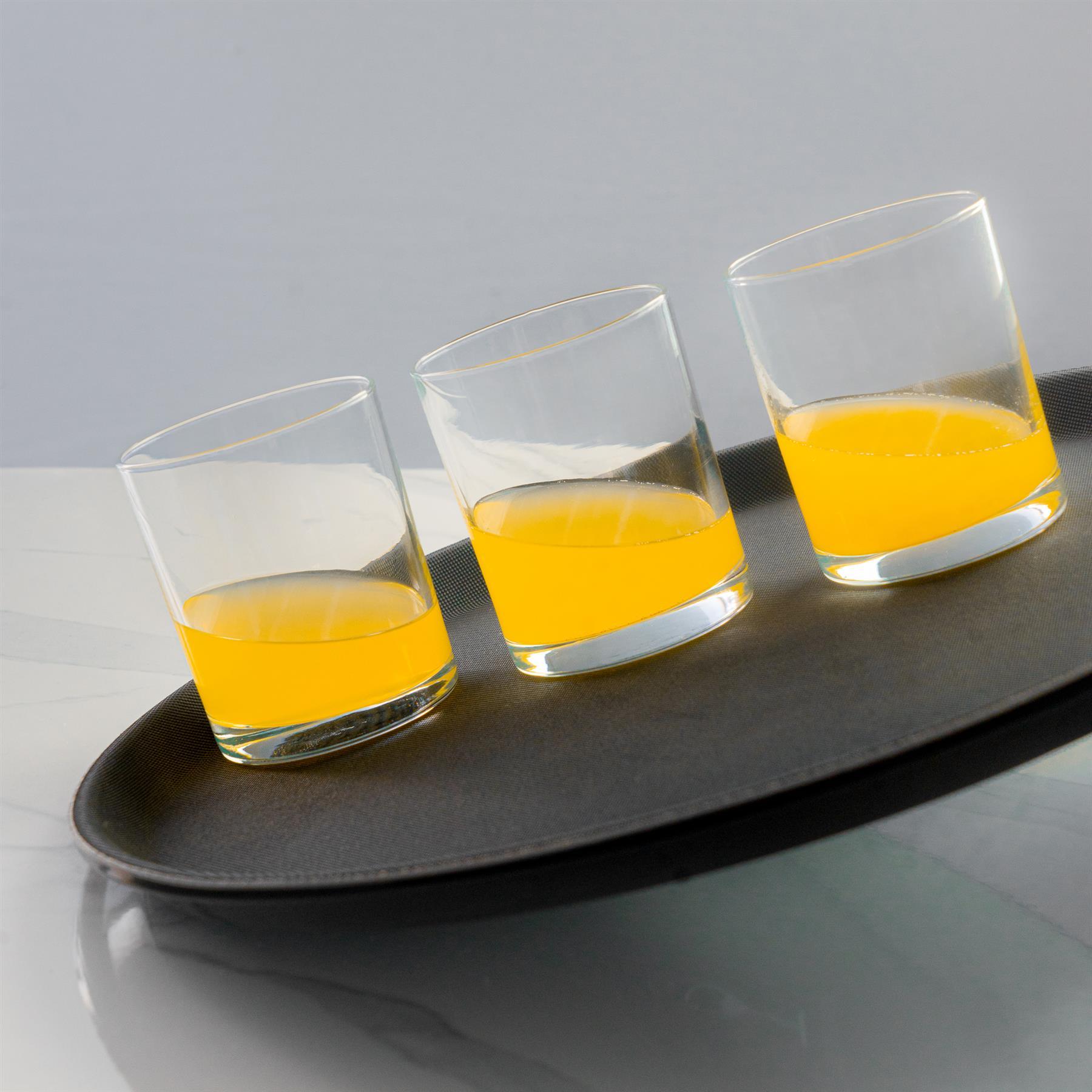 27.5cm Black Round Plastic Non-Slip Serving Tray