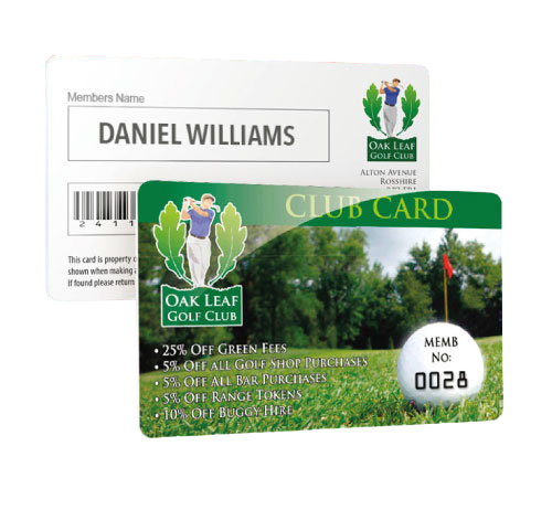 Plastic Printed Membership Cards