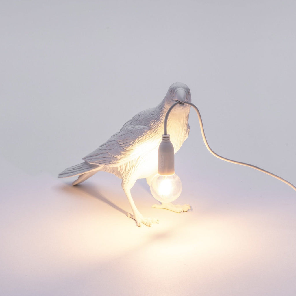 Lamp | Waiting Bird | White