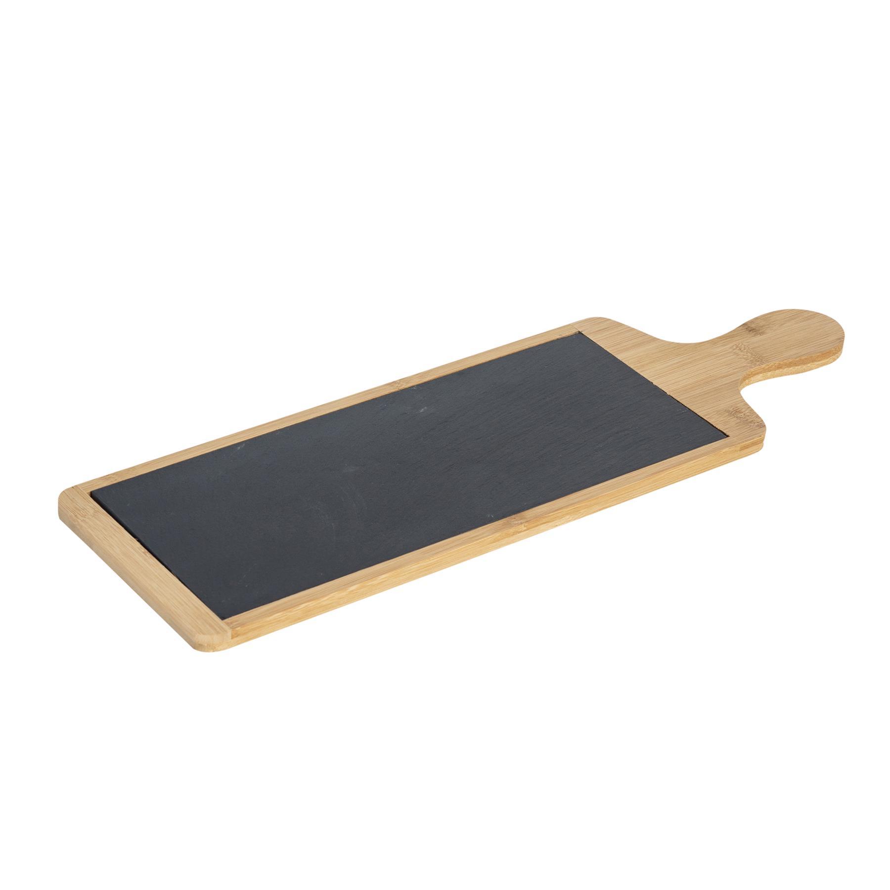 44.5cm x 14.5cm Slate Bamboo Serving Board