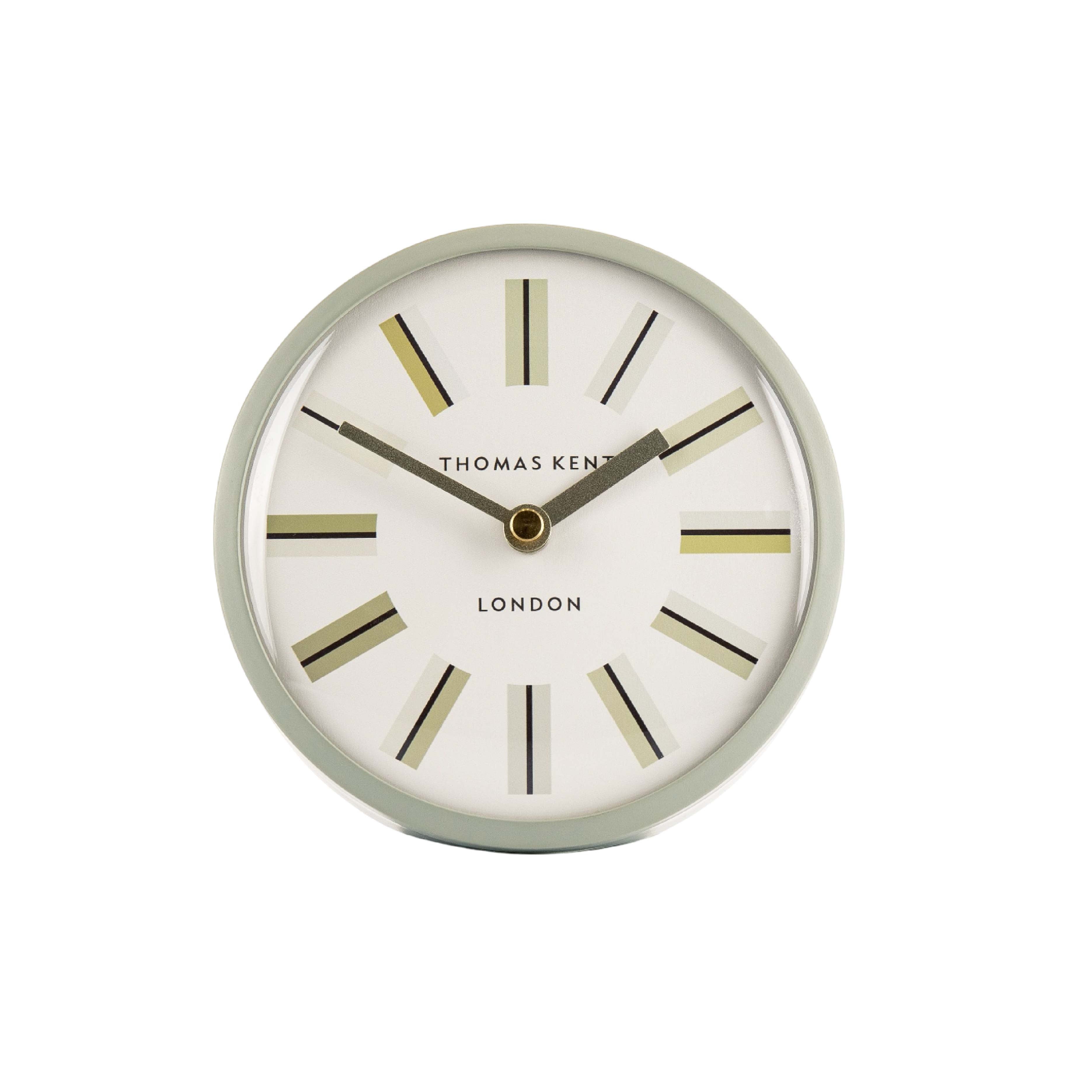 Swift Mantel Clock | Dusty Green | 14cm